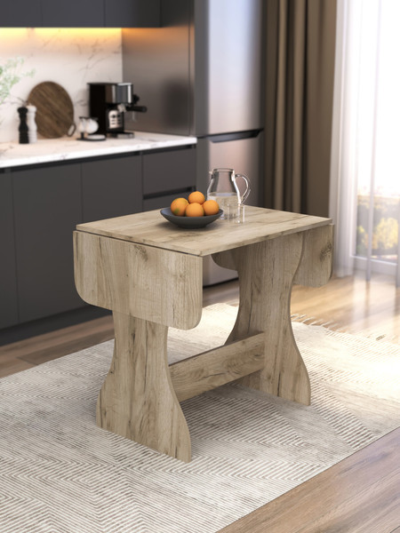 Изображение товара Обеденный стол Артём-Мебель Лея СН 130.05 (дуб крафт серый)