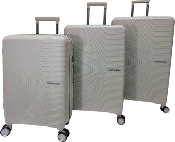 Изображение товара Чемодан на колесах Mironpan 24109 (S, светло-серый)