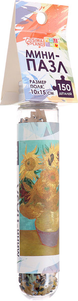 Изображение товара Пазл Puzzle Time Мини-пазлы. Подсолнухи Винсента 88103-11 / 9945347 (150эл)