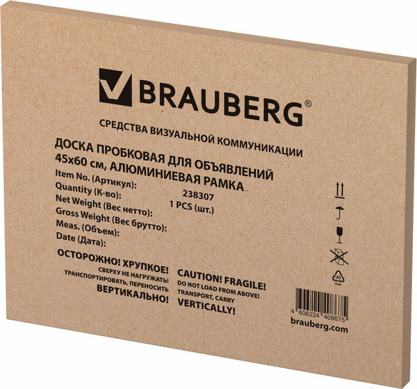 Изображение товара Информационная доска Brauberg 238307 (пробковая)