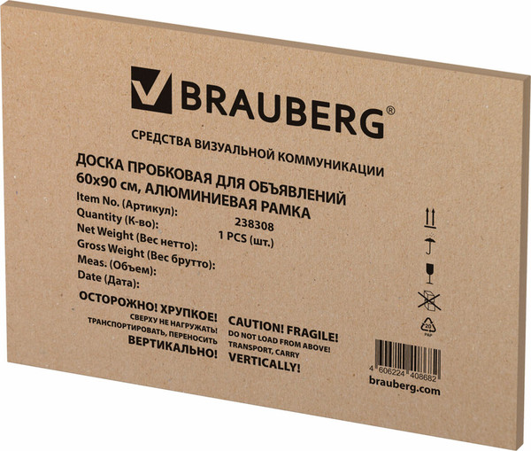 Изображение товара Информационная доска Brauberg 238308 (пробковая)