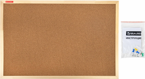 Изображение товара Информационная доска Brauberg 238311 (пробковая)