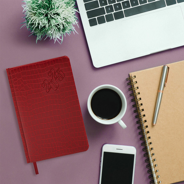 Изображение товара Ежедневник Brauberg Comodo 2025 / 115773 (красный)