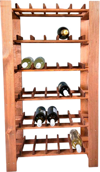 Изображение товара Стеллаж для бутылок Четыре Солнца SV-360/6 (коричневый)