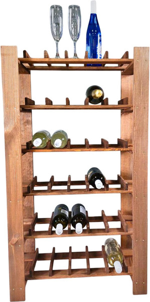 Изображение товара Стеллаж для бутылок Четыре Солнца SV-360/6 (коричневый)