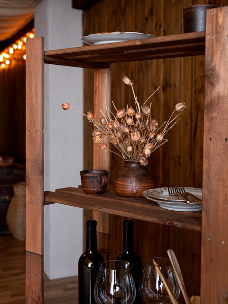 Изображение товара Стеллаж Четыре Солнца S-818/6 (коричневый)