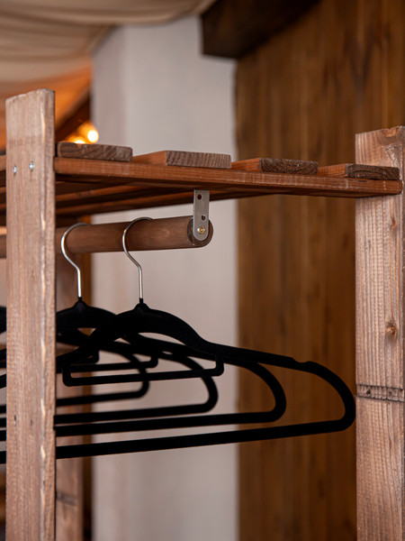 Изображение товара Стойка для одежды Четыре Солнца S-825/2 (коричневый)