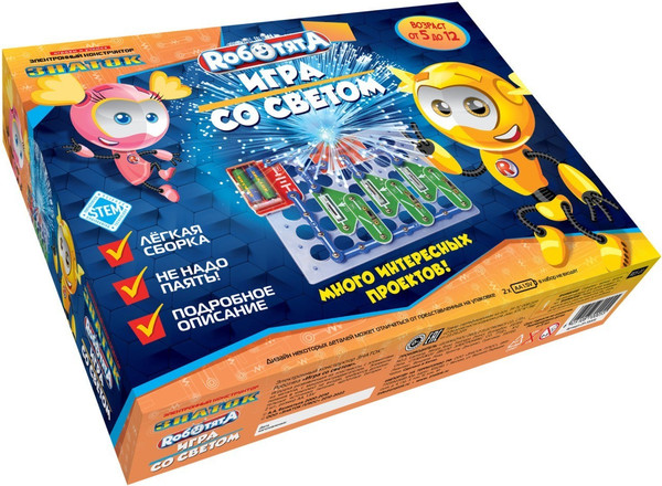 Изображение товара Научная игра Знаток Роботята Игра со светом / ZP-70030
