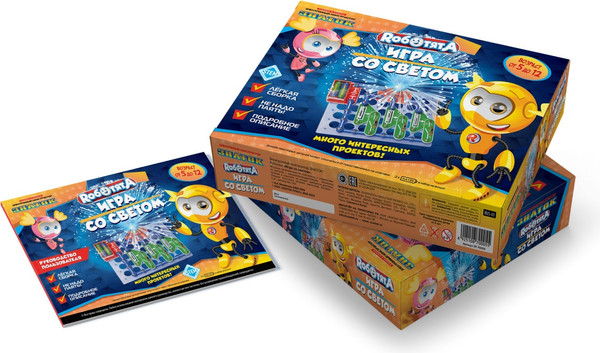 Изображение товара Научная игра Знаток Роботята Игра со светом / ZP-70030