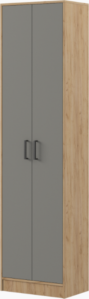 Изображение товара Шкаф-пенал Genesis Мебель Энтер (дуб золотой/серый)