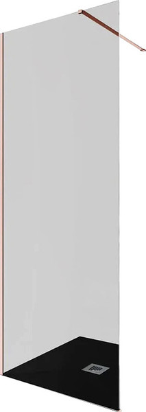 Изображение товара Душевая стенка Allen Brau Infinity 1 3.21030.60.T / 323822 (медь браш)