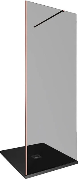 Изображение товара Душевая стенка Allen Brau Infinity 1 3.21030.60.T / 323822 (медь браш)