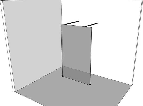 Изображение товара Душевая стенка Allen Brau Infinity 2 3.21055.BA / 323847 (серебро браш)