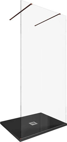 Изображение товара Душевая стенка Allen Brau Infinity 2 3.21053.60 / 323845 (медь браш)