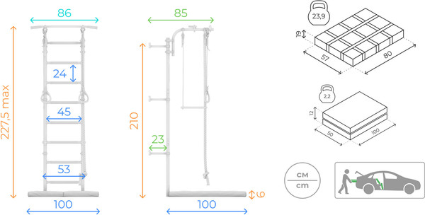Изображение товара Детский спортивный комплекс Romana 01.21.8.12.490.03.06-24 + 5.013.06