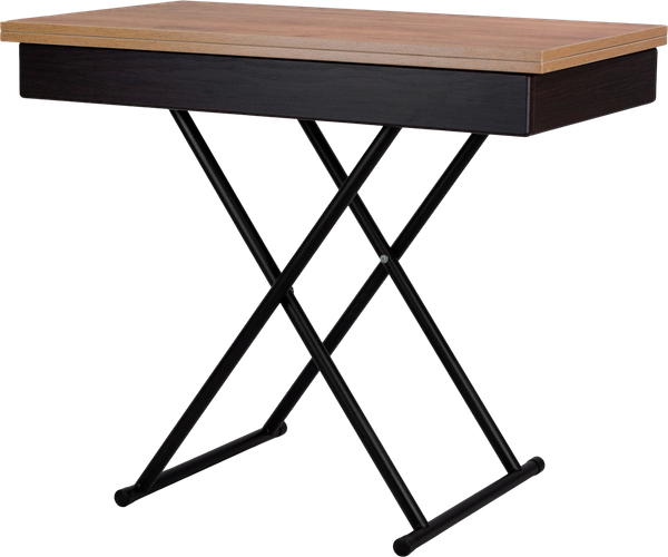 Изображение товара Стол-трансформер Мебелик Лерон (дуб крафт золотой/черный)