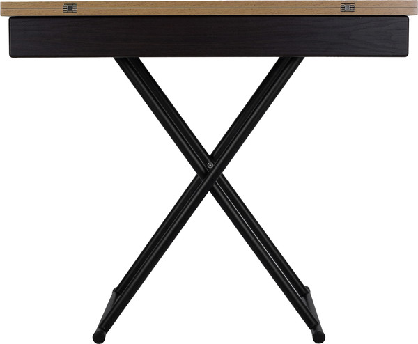 Изображение товара Стол-трансформер Мебелик Лерон (дуб крафт золотой/черный)