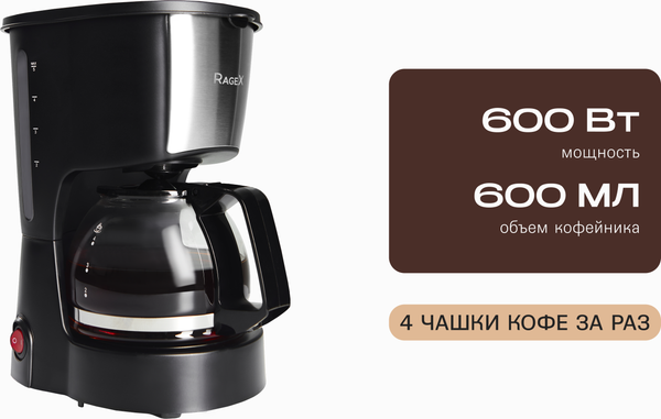 Изображение товара Капельная кофеварка RAGEX R402-000