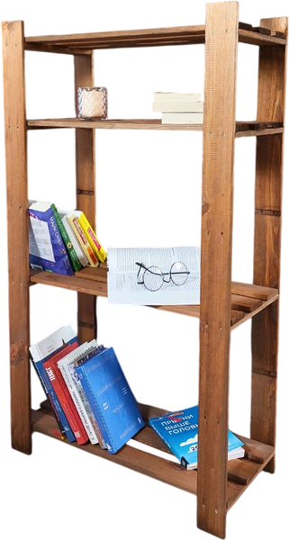 Изображение товара Стеллаж Четыре Солнца S-840/6 (коричневый)