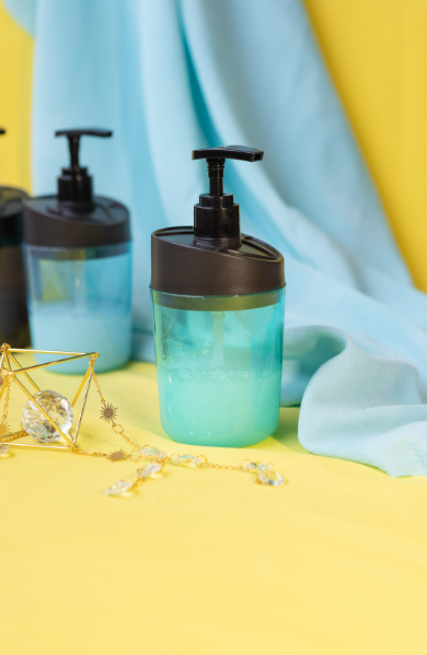 Изображение товара Дозатор для жидкого мыла Berossi Boho АС 97166000 (мята полупрозрачный)