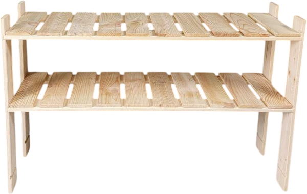 Изображение товара Полка для обуви Четыре Солнца S-811 (натуральный)