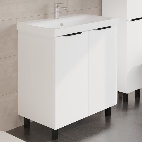 Изображение товара Тумба под умывальник Viant Берлин Moduo 80 / VBER80MDBEL-T2YP