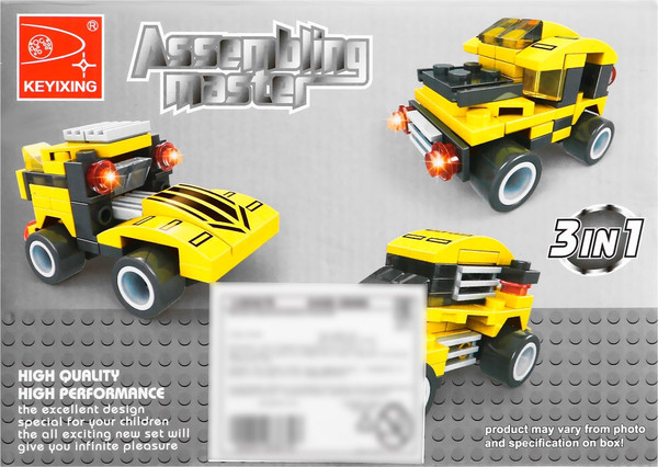 Изображение товара Конструктор Keyixing Гонка 25307 / 1283679 (66эл)