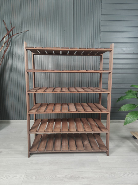 Изображение товара Полка для обуви Четыре Солнца S-814 (коричневый)