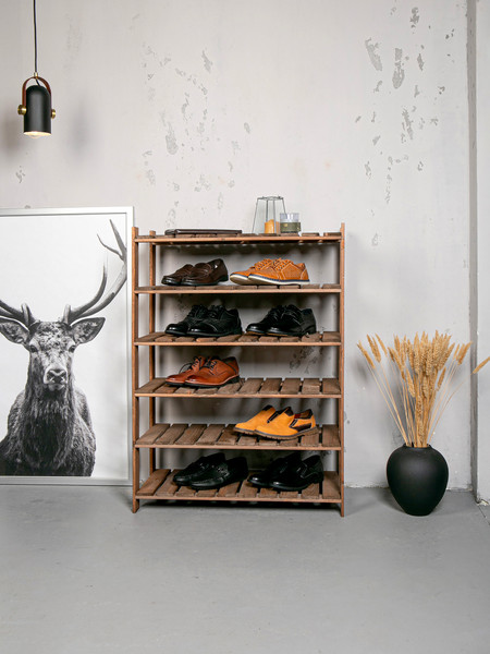 Изображение товара Полка для обуви Четыре Солнца S-814 (коричневый)