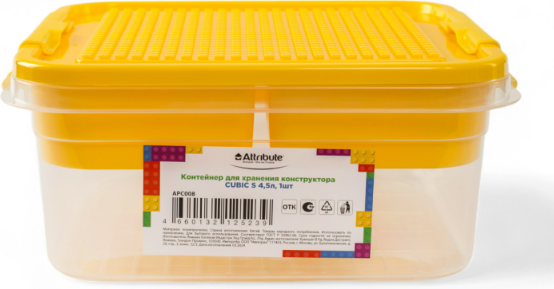 Изображение товара Органайзер для хранения Attribute Cubic S для конструктора / APC008