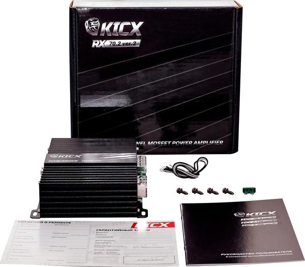 Изображение товара Автомобильный усилитель Kicx RX 70.2 ver 2