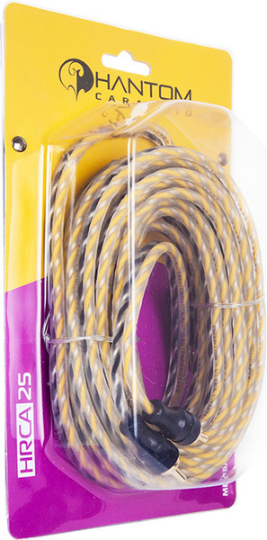 Изображение товара Межблочный кабель для автоакустики Phantom HRCA25 (5м)