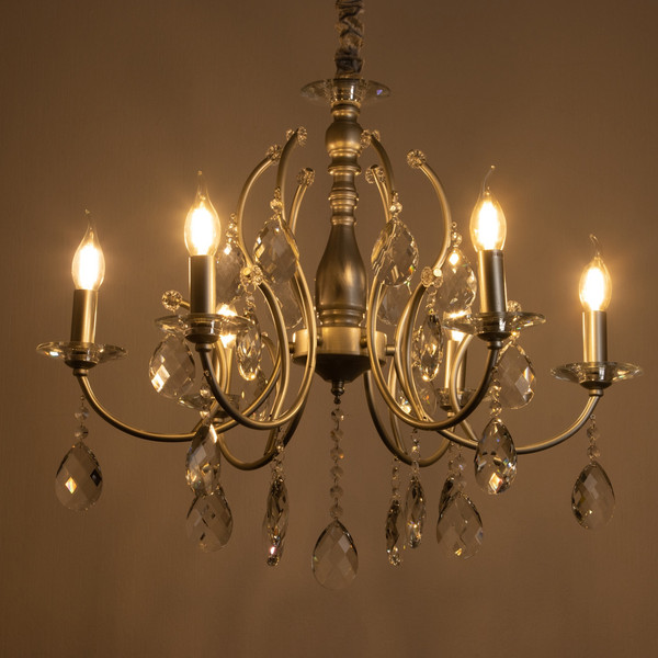 Изображение товара Люстра BayerLux Ванесса 10386133 (серебристый)