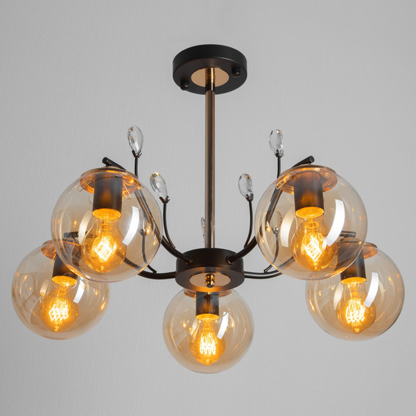 Изображение товара Люстра BayerLux Ариса 10385973 (черный/золото)