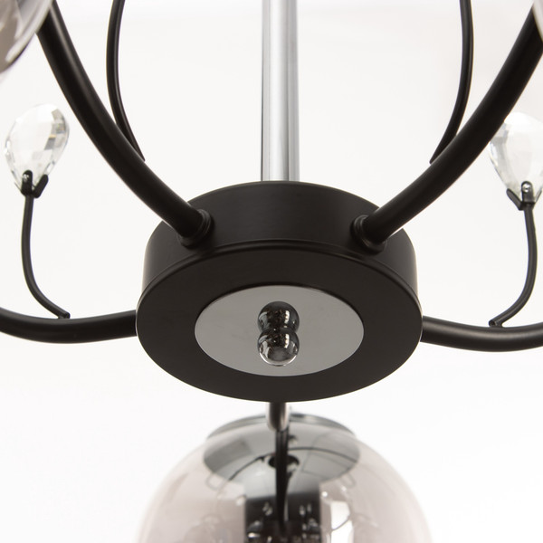 Изображение товара Люстра BayerLux Ариса 10385975 (черный/серебристый)