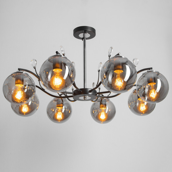 Изображение товара Люстра BayerLux Ариса 10385976 (черный/серебристый)