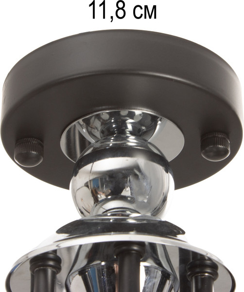 Изображение товара Люстра BayerLux Серо 10385979 (черный/хром)