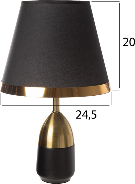 Изображение товара Прикроватная лампа Risalux Жан 10683338 (черный/бронза)