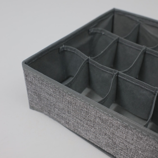 Изображение товара Кофр для хранения AksHome Mackenzie-1 18 ячеек (серый)