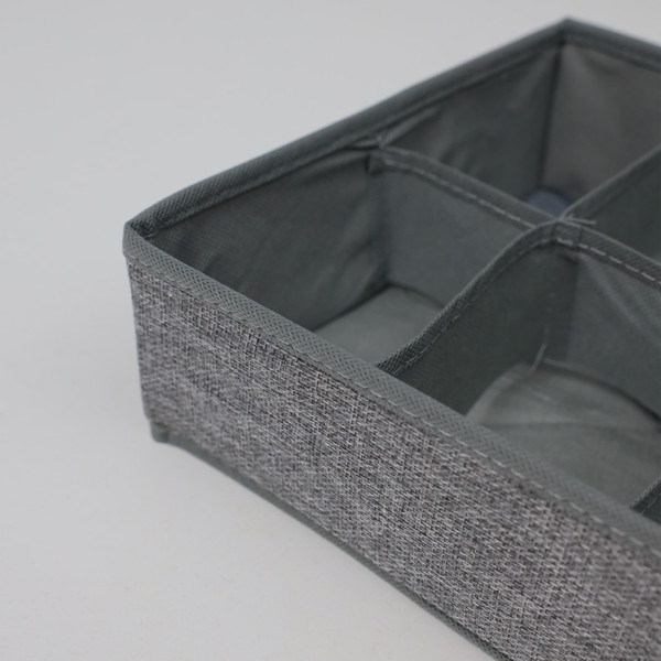 Изображение товара Кофр для хранения AksHome Mackenzie-1 8 ячеек (серый)