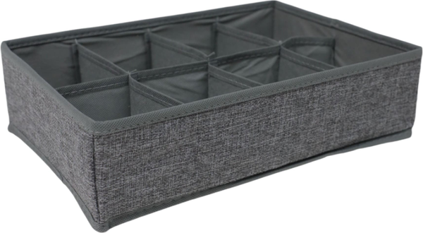 Изображение товара Кофр для хранения AksHome Mackenzie-1 8 ячеек (серый)