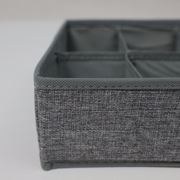 Изображение товара Кофр для хранения AksHome Mackenzie-1 8 ячеек (серый)