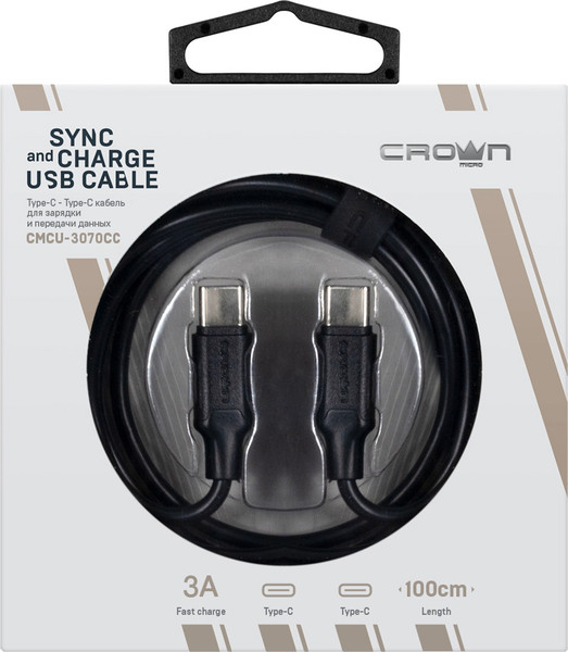 Изображение товара Кабель Crown CMCU-3070CC (черный)