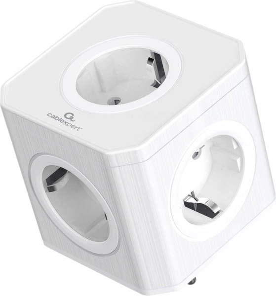 Изображение товара Сетевой фильтр Cablexpert CUBE-5-16-W