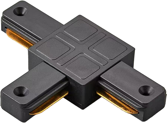 Изображение товара Коннектор для шинопровода JAZZway PTR P CT-BL / 5052154 (черный)