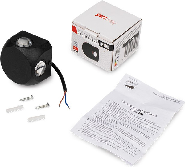 Изображение товара Бра уличное JAZZway PWL-07575/80D 4x2w 4000K BL IP54 / 5055957