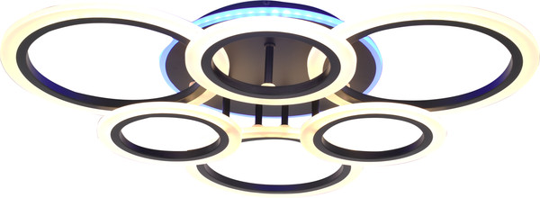 Изображение товара Потолочный светильник Mirastyle XL-20310/3+3+1 BK ML