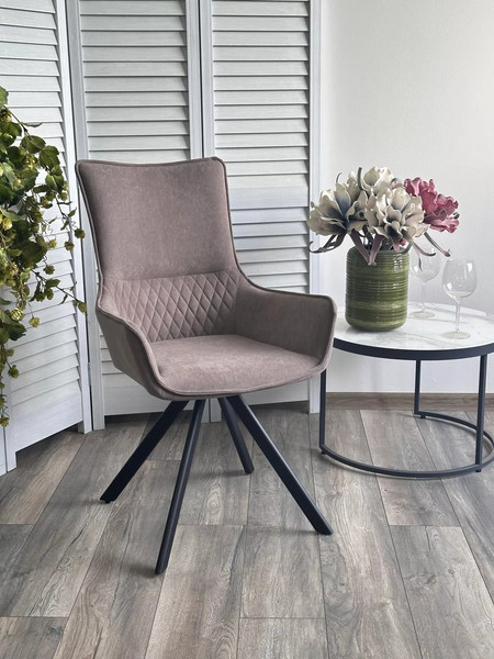 Изображение товара Стул M-City Galaxy / 670M05875 (B5 капучино, велюр/черный каркас)