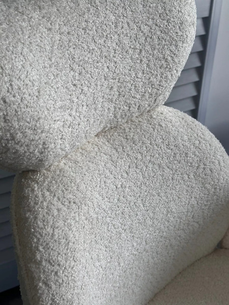 Изображение товара Стул M-City Vardy / 621M05772 (белый букле XD841-01/серый)