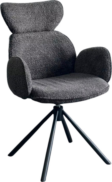 Изображение товара Стул M-City Vardy / 621M05773 (темно-серый, букле XD841-16/серый)